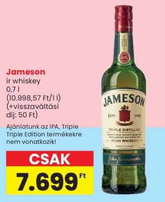 JAMESON Ír whiskey*