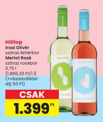 Hilltop Irsai Olivér / Merlot Rosé