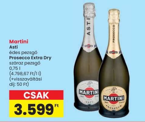 Martini Asti / Prosecco Extra Dry