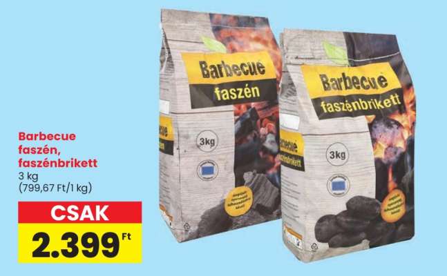 Barbecue faszén, faszénbrikett