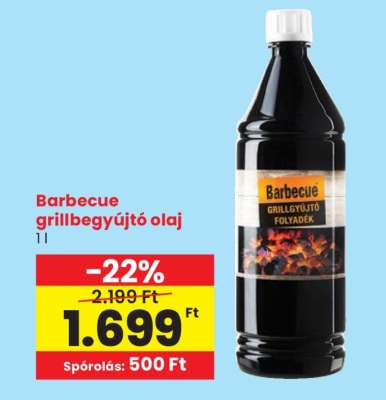 Barbecue grillbegyújtó olaj