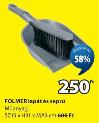 FOLMER lapát és seprű