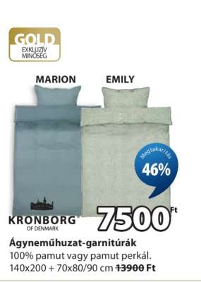 KRONBORG Ágyneműhuzat-garnitúrák