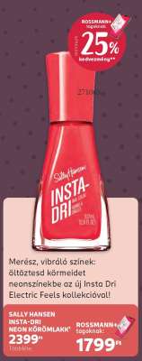 SALLY HANSEN INSTA-DRI NEON KÖRÖMLAKK
