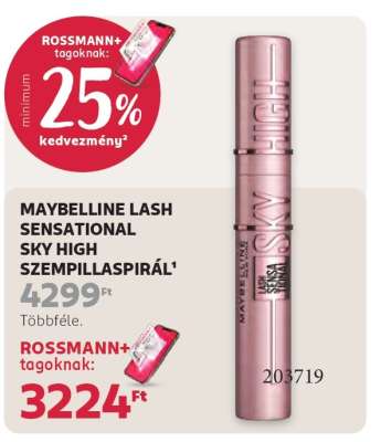 MAYBELLINE LASH SENSATIONAL SKY HIGH SZEMPILLASPIRÁL