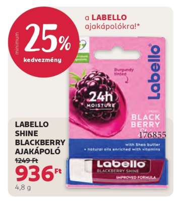 LABELLO SHINE BLACKBERRY AJAKÁPOLÓ