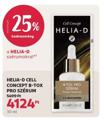 HELIA-D CELL CONCEPT B-TOX PRO SZÉRUM