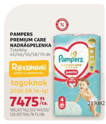 Pampers Premium Care Nadrágpelenka