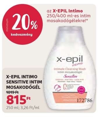 X-EPIL INTIMO SENSITIVE INTIM MOSAKODÓGÉL