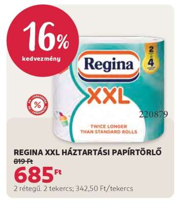 REGINA XXL HÁZTARTÁSI PAPÍRTÖRLŐ