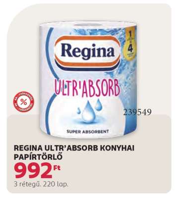 Regina Ultr'Absorb konyhai papírtörlő