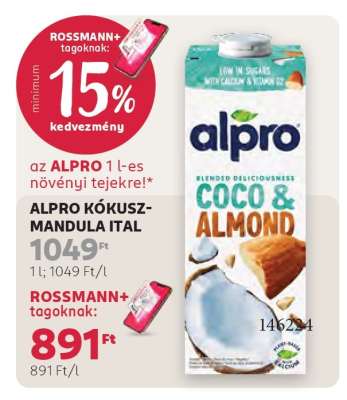 ALPRO KÓKUSZ-MANDULA ITAL
