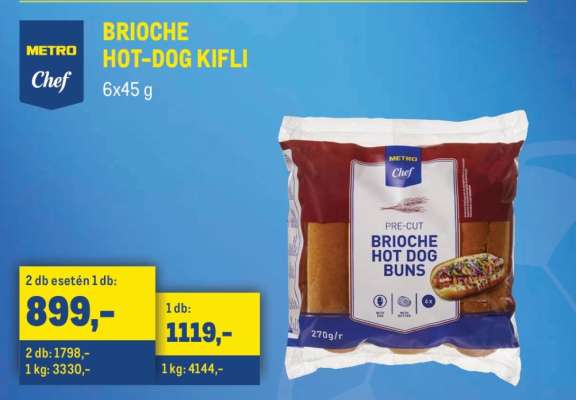 BRIOCHE HOT-DOG KIFLI