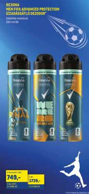REXONA MEN FIFA ADVANCED PROTECTION IZZADÁSGÁTLÓ DEZODOR
