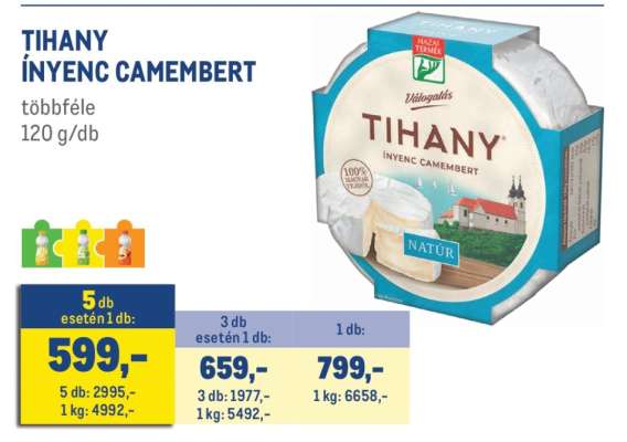 Tihany Ínyenc Camembert
