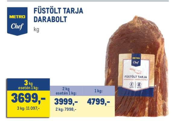 METRO Chef FÜSTÖLT TARJA DARABOLT