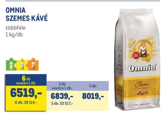 Omnia Szemes Kávé