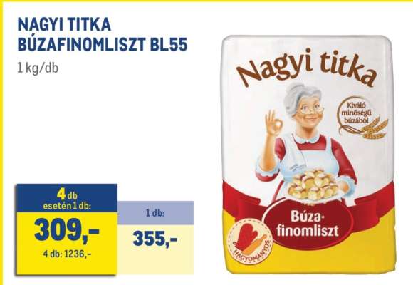 NAGYI TITKA BÚZAFINOMLISZT BL55