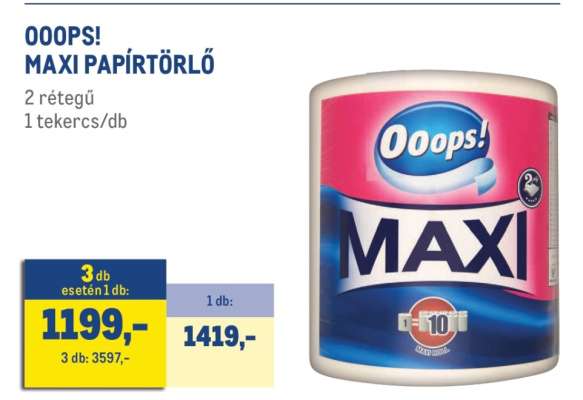 OOOPS! Maxi papírtörlő*