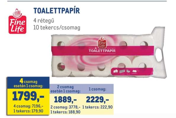 Fine Life TOALETTPAPÍR