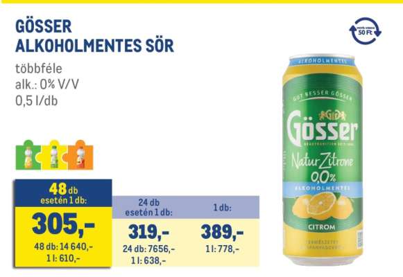 Gösser Alkoholmentes Sör