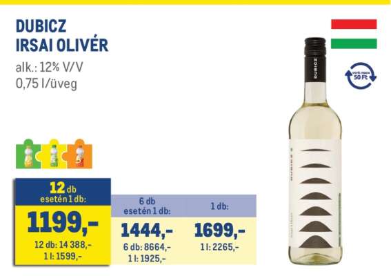 DUBICZ Irsai Olivér*