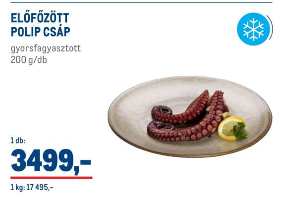 ELŐFŐZÖTT POLIP CSÁP