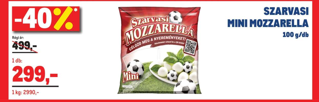 SZARVASI Mini mozzarella