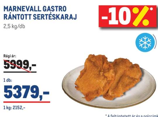 MARNEVALL GASTRO RÁNTOTT SERTÉSKARAJ