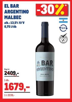 EL BAR ARGENTINO MALBEC
