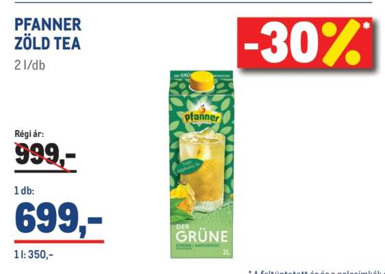Pfanner zöld tea