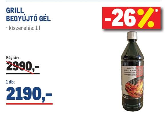 GRILL BEGYÚJTÓ GÉL