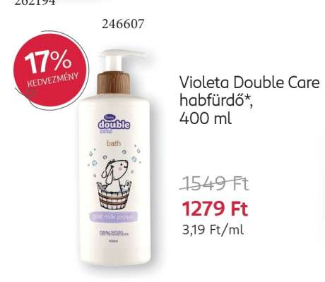Violeta Double Care habfürdő*