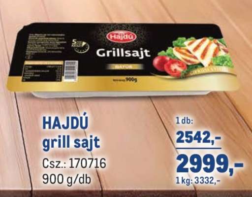 Hajdú Grill Sajt