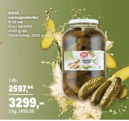 REGE csemegeuborka