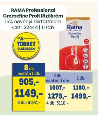 RAMA Professional Cremefine Profi főzőkrém