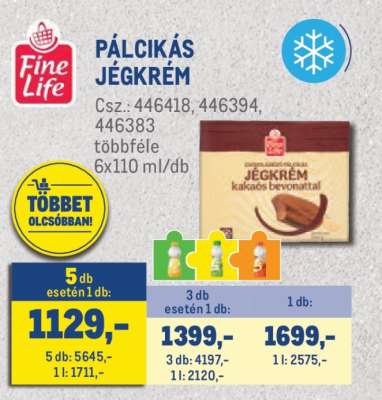 Fine Life PÁLCIKÁS JÉGKRÉM