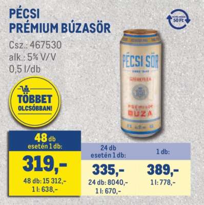 PÉCSI PRÉMIUM BÚZASÖR