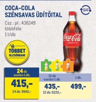 Coca-Cola szénsavas üdítőital