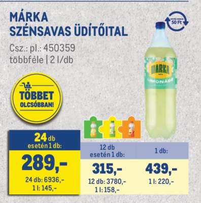 Márka Szénsavas Üdítőital