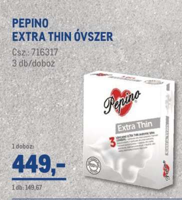 PEPINO EXTRA THIN ÓVSZER