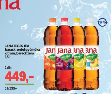 Jana jeges tea