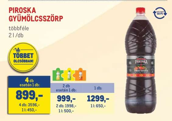Piroska Gyümölcsszörp