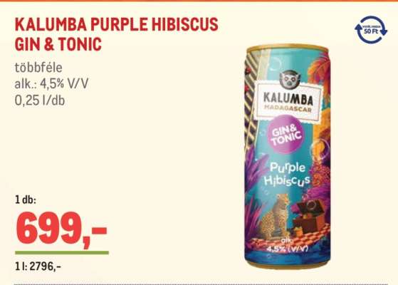 KALUMBA PURPLE HIBISCUS GIN & TONIC