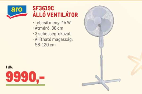 aro SF3619C ÁLLÓ VENTILÁTOR