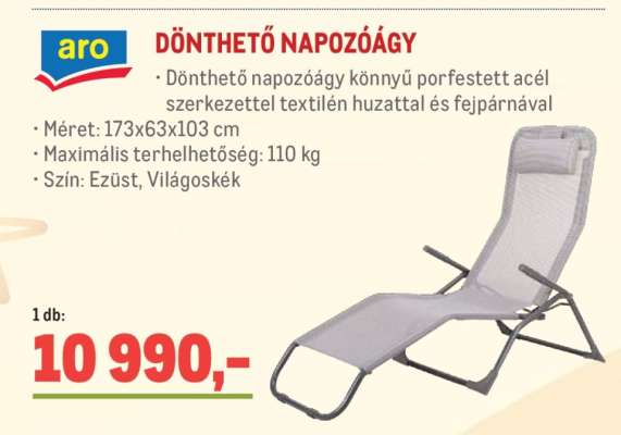 Dönthető napozóágy