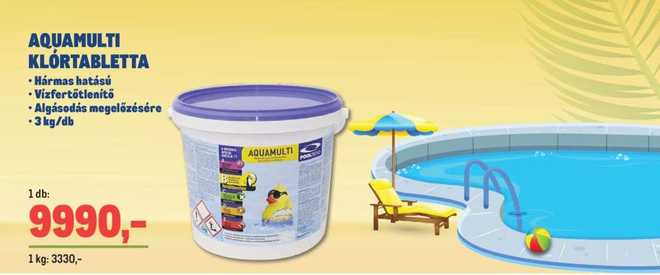 AQUAMULTI KLÓRTABLETTA