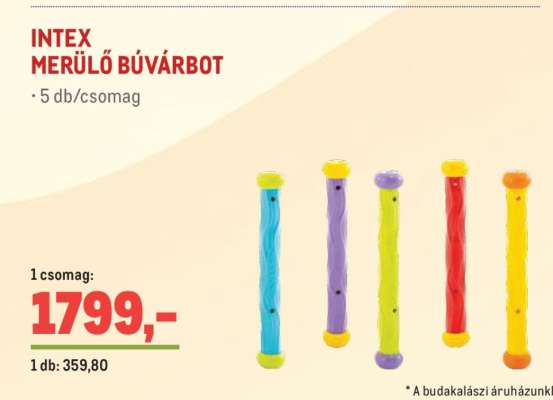 INTEX MERÜLŐ BÚVÁRBOT
