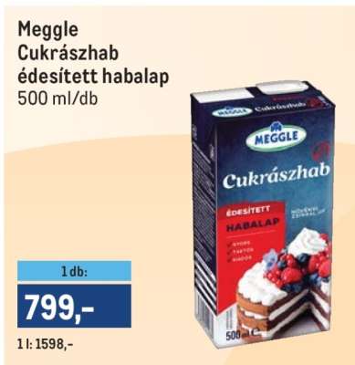 Meggle cukrászhab