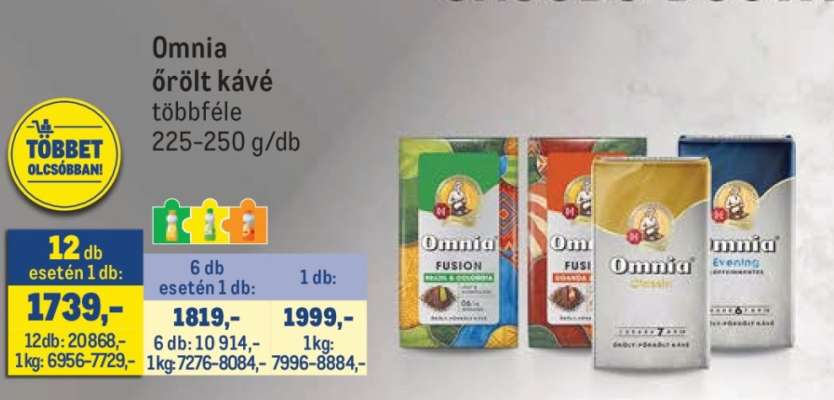 OMNIA őrölt kávé